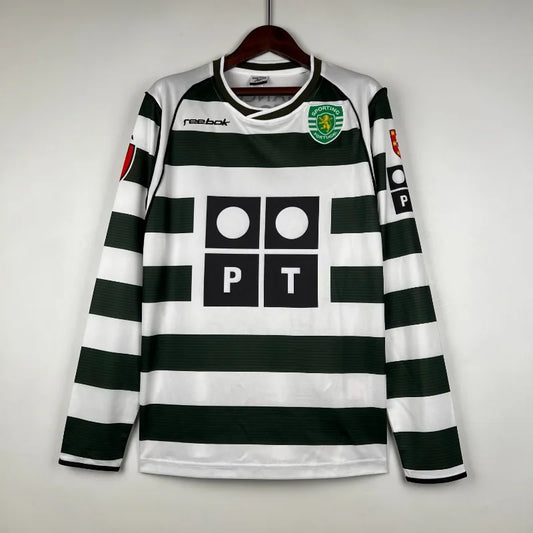 Sporting CP 02/03 Manga Comprida Retrô